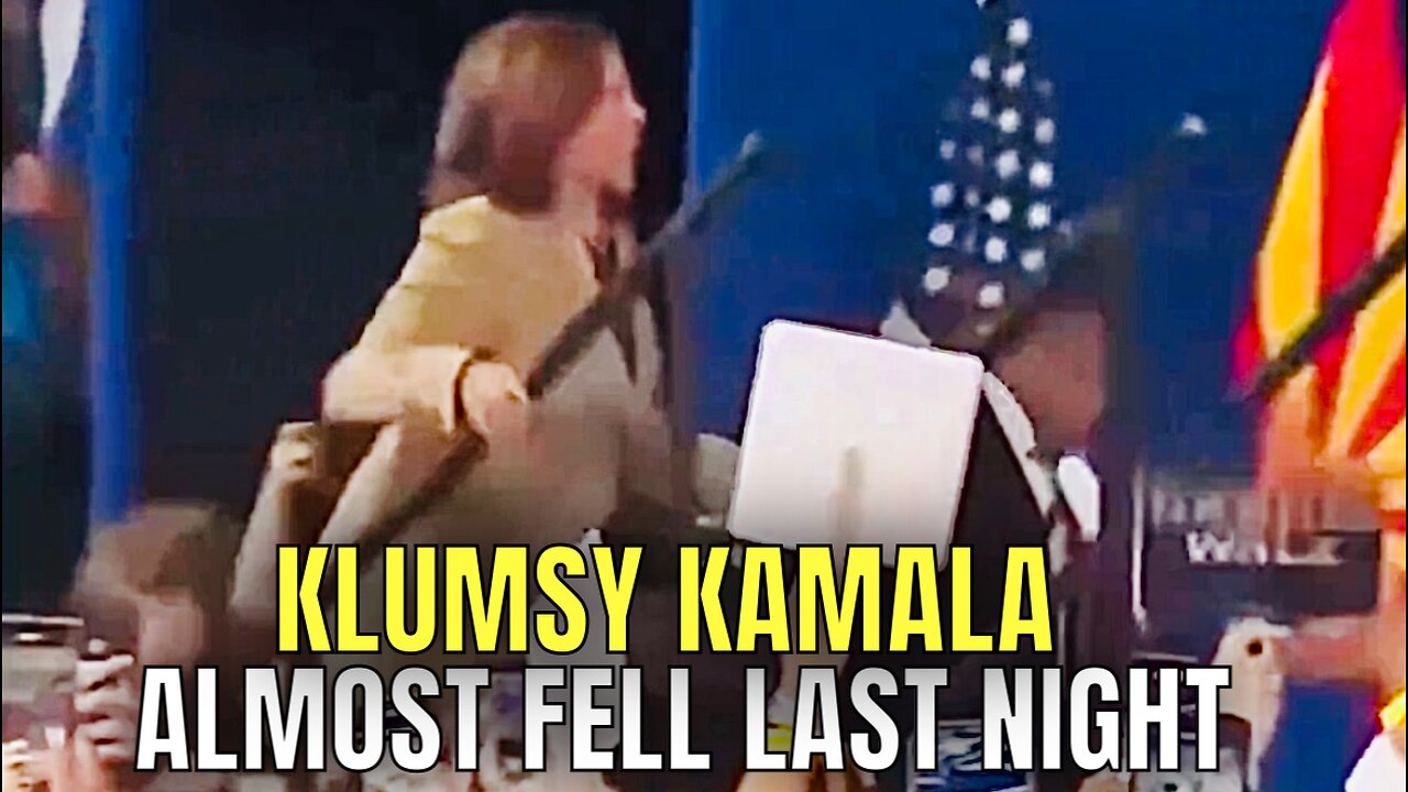 Kamala Harris PULLED A BIDEN on the stairs Last Night!