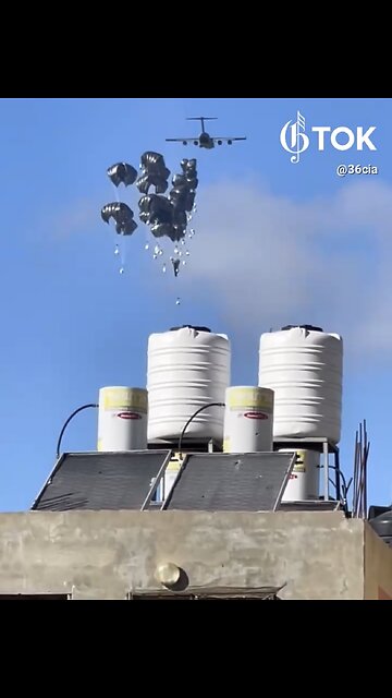 HELP ON THE WAY🪂🪂✈️ TO A WARZONE COUNTRY🪂✈️💫