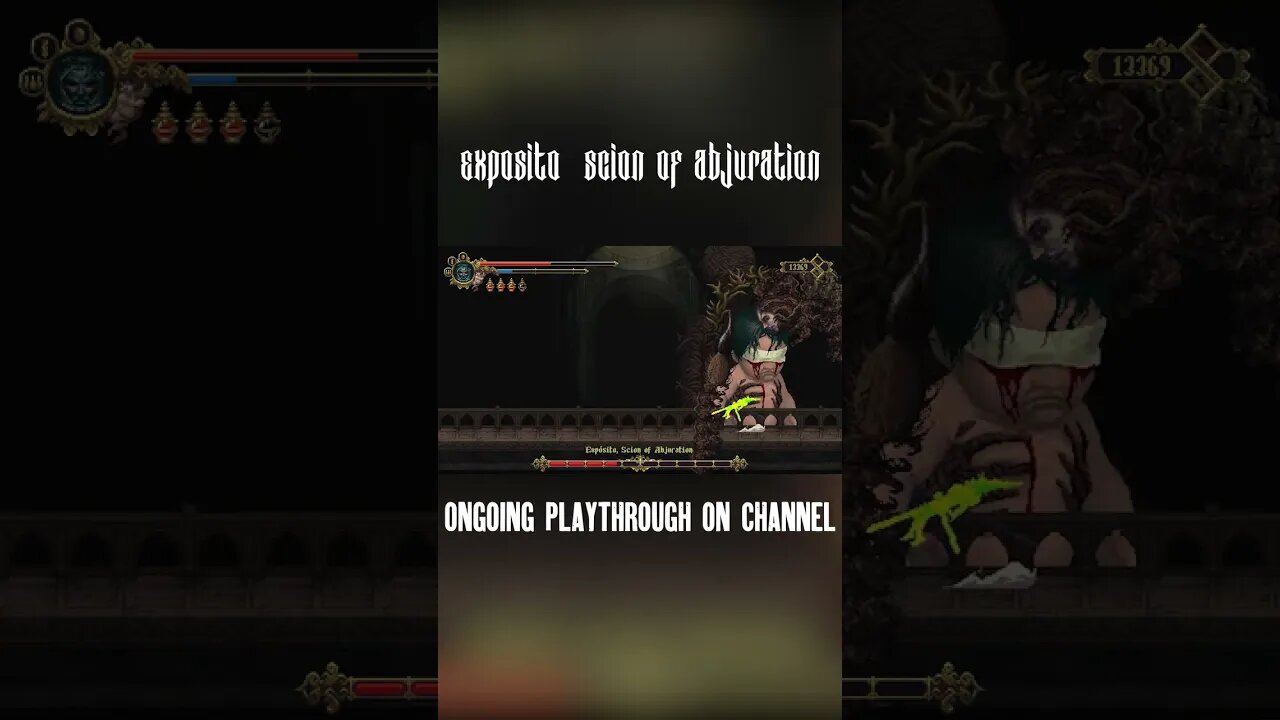 BLASPHEMOUS BOSS FIGHT | Exposito, Scion of Abjuration #blasphemous #boss #shorts