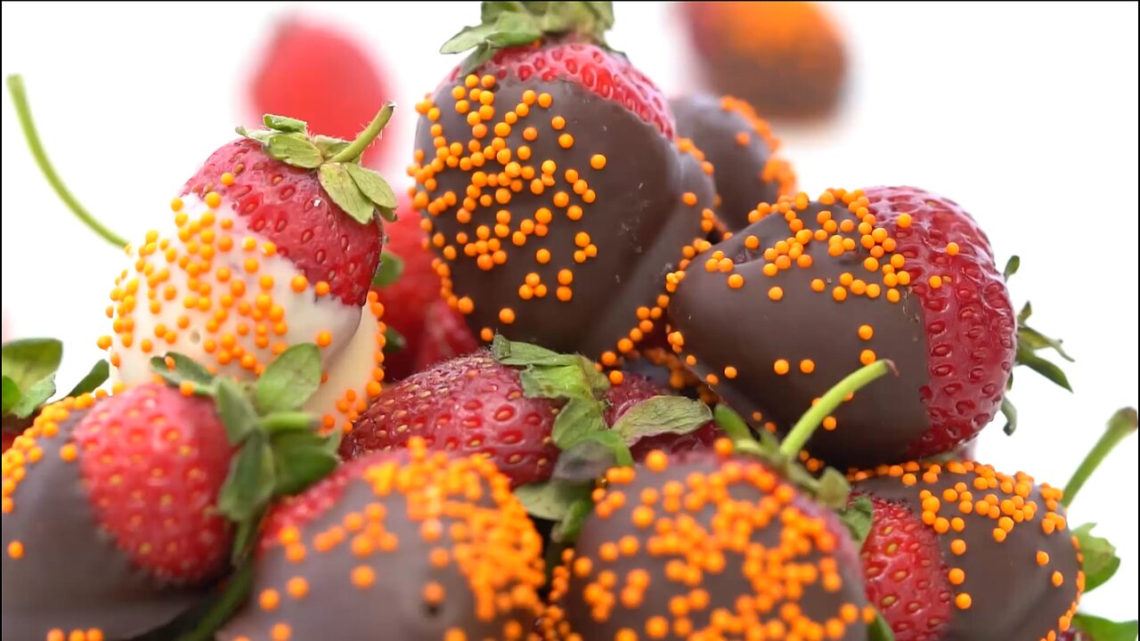 Halloween Chocolate Dipped Strawberries