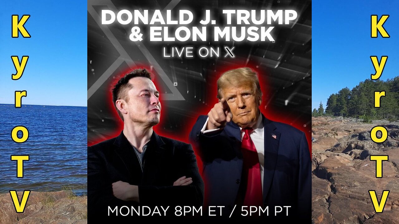 Donald J. Trump & Elon Musk live on X - August 12, 2024 (Swedish subtitles)