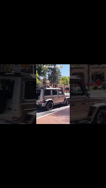 Brabus 800 Mercedes G63 stopped by police. Great spec! #brabus #amg #mercedes