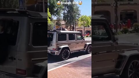 Brabus 800 Mercedes G63 stopped by police. Great spec! #brabus #amg #mercedes