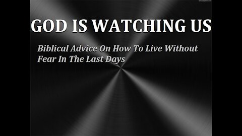 HCNN - HIS CALLING News and Prophecy _ Biblical Advice On How To Live Without Fear In The Last Days