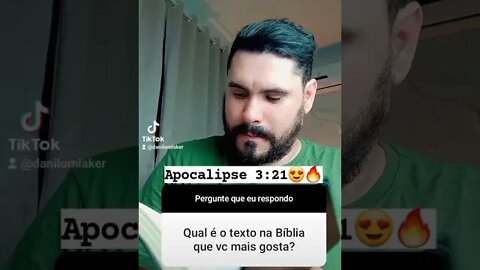 Veja o que diz apocalipe 3:21🔥