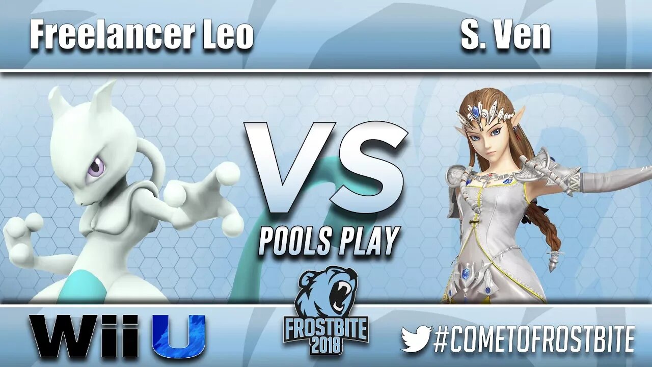 Freelancer Leo (Mewtwo) vs. S. Ven (Zelda) - Wii U Pools Play - Frostbite 2018