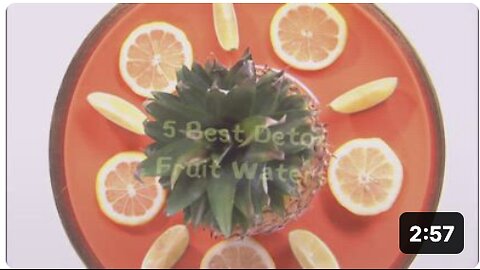 5 Best Detox Fruit Waters