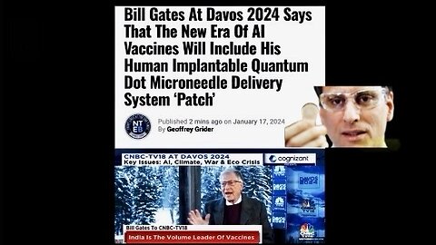 Bill Gates…Human Implantable Quantum Dot Microneedle Delivery System 'Patch'