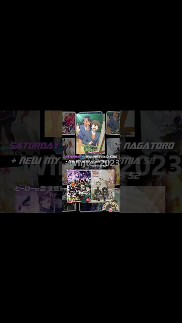 My Winter 2023 Anime Binge Watchlist #shorts