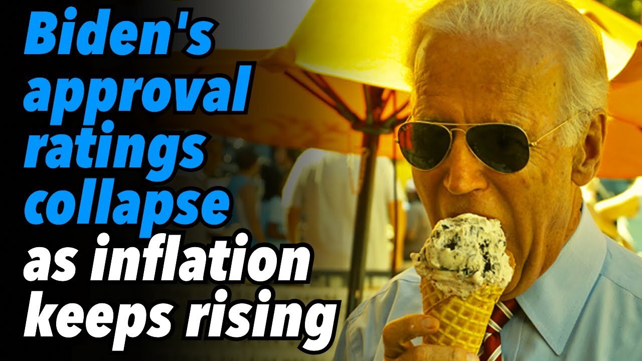 Biden's approval ratings continue to collapse as inflation keeps rising