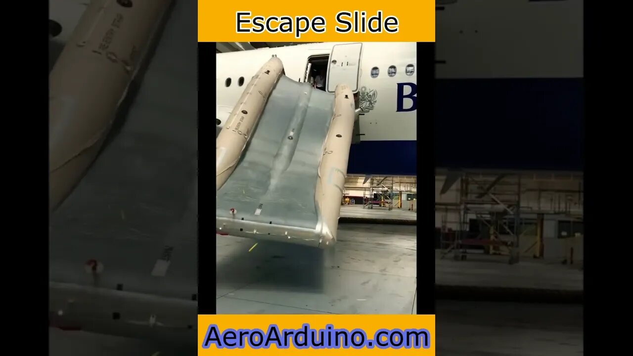 Watch Emergency Escape Airbus A350 #Aviation #Flying #AeroArduino