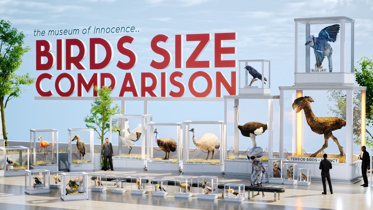 BIRDS Size Comparison | 3D