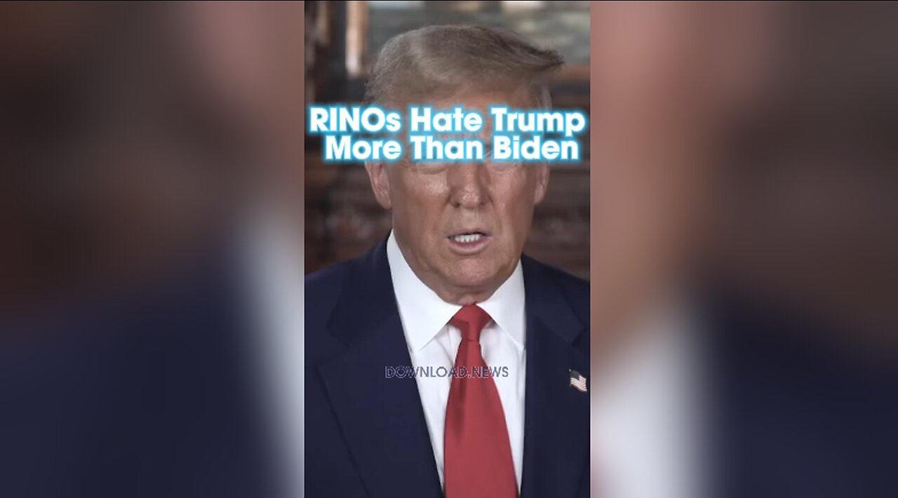 Trump: If The RINOs Went After Obama As Much As They Went After Trump, The RINOs Would Have Won - 10/14/23