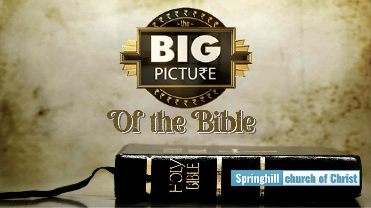 The Big Picture of the Bible