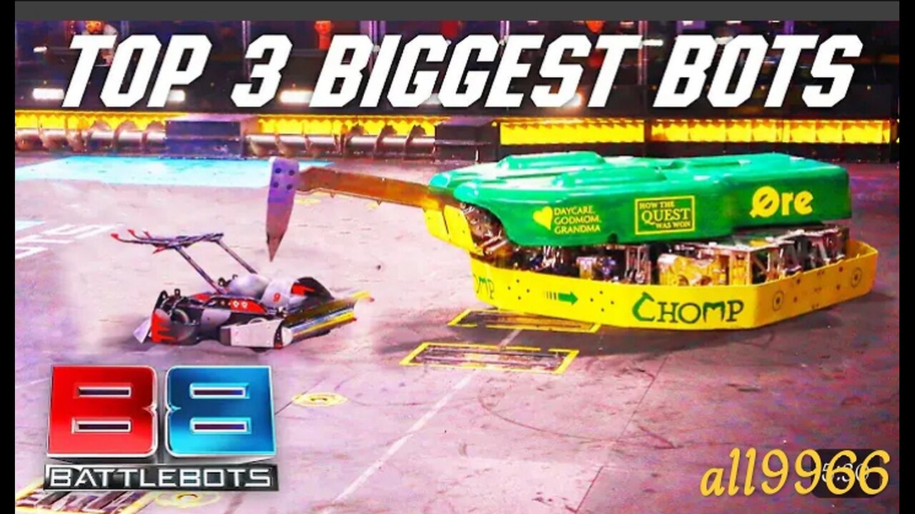 #Top 3 Biggest Battle Bots| Greatest fights| BATTLE BOTS#viral video#