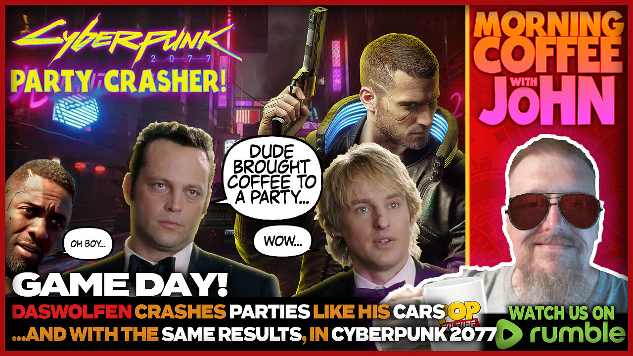 🎮 GAME DAY! 🎮 | Cyberpunk 2077: PARTY CRASHER!