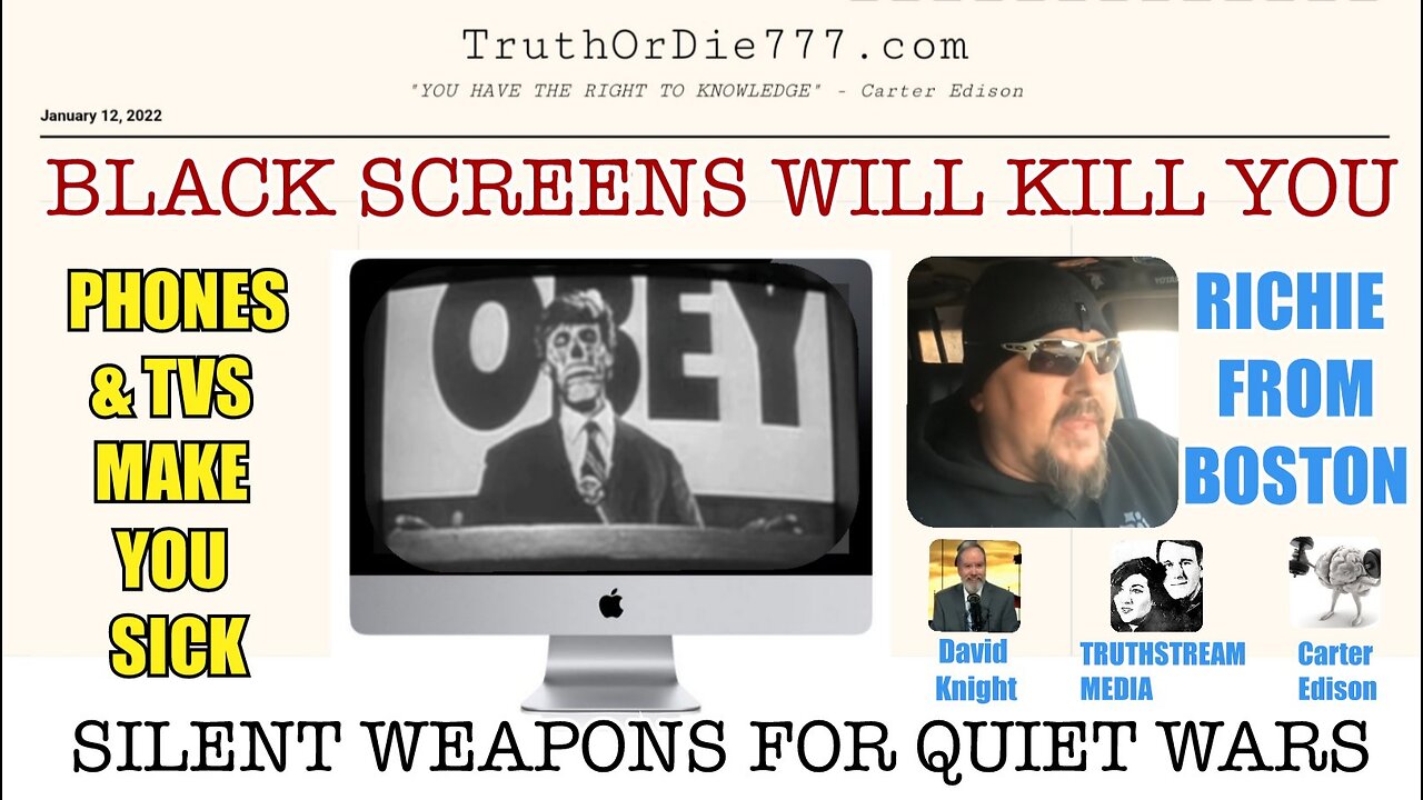 3. SILENT WEAPONS FOR QUIET WARS: FAKE NEWS, TV/SCREENS & MIND CONTROL