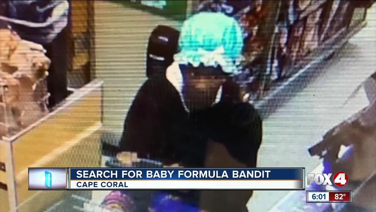 Video: Bonnet-wearing man steals baby formula from Publix