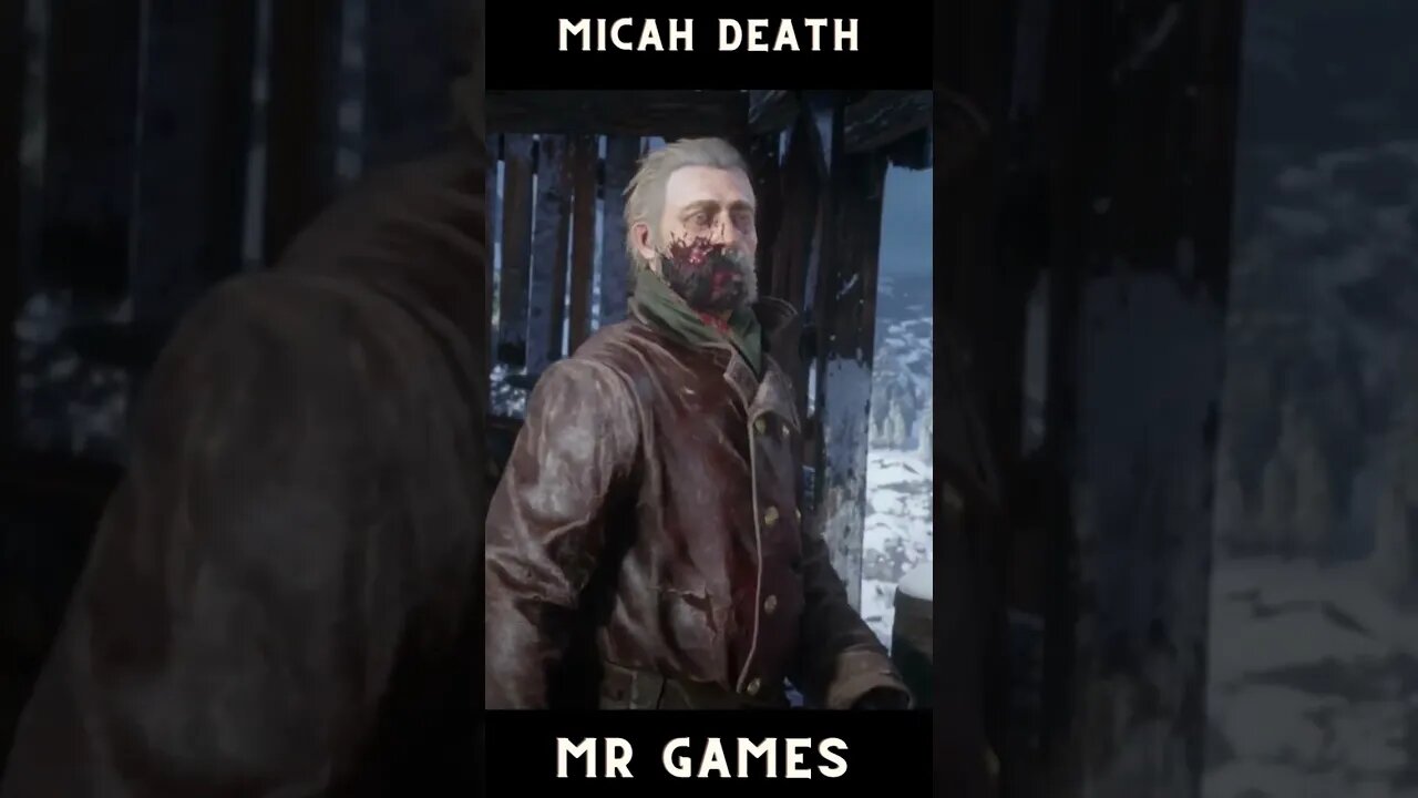 Micah bell Death film action 2023 #rdr2 #shorts