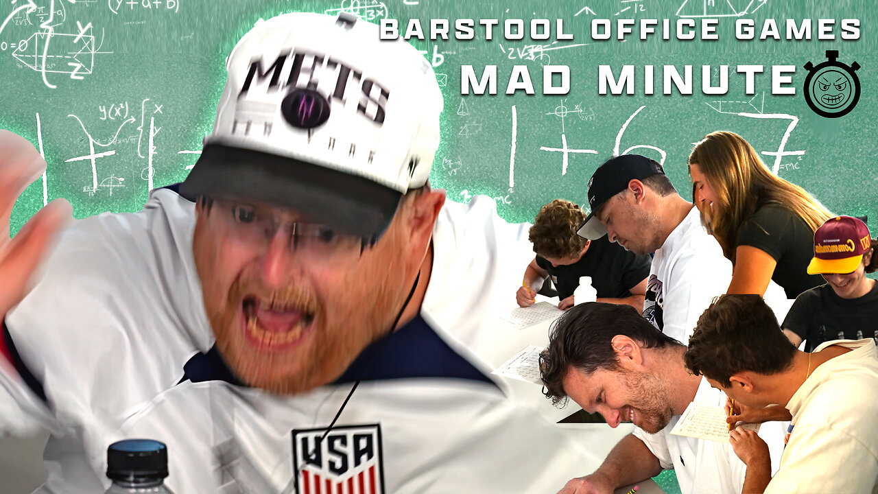 Who Can Do the Most Math Problems While Frank the Tank Screams? - Barstool Office Games Ep 3