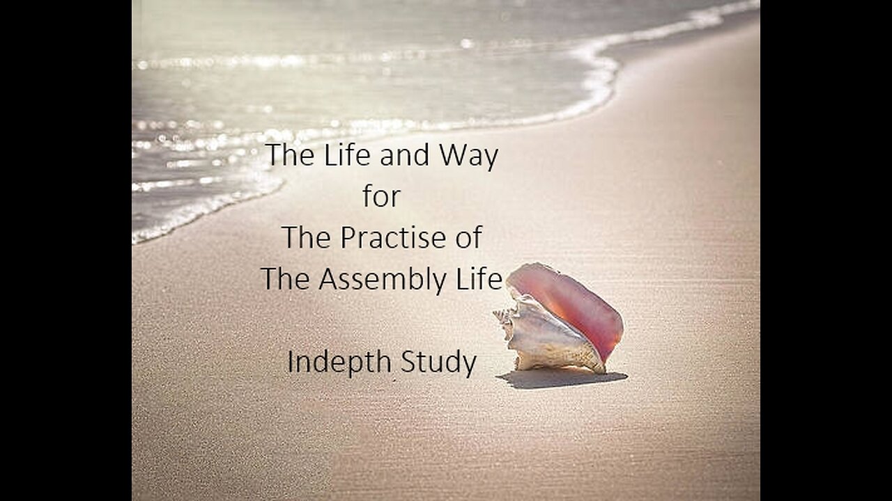 The Life and Way of The Assembly P4 What Messaiah is