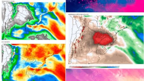 Frio anormal no Sul no começo de novembro e chuvas no centro-norte do País