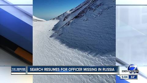 Search resumes for missing Littleton Police Department officer in Russia