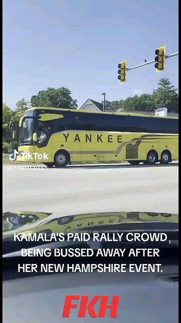 Paid rally crowd for Harris!