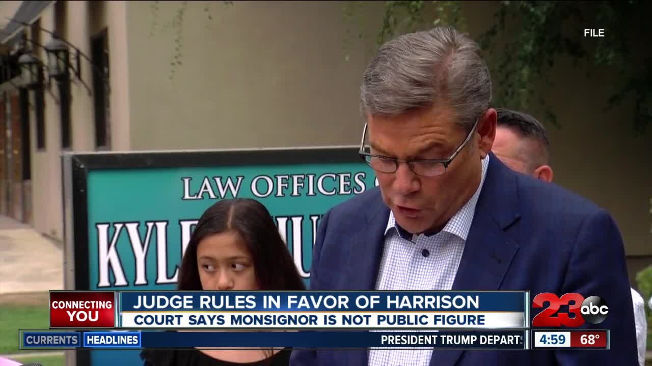 Judge rules in favor of Monsignor Harrison