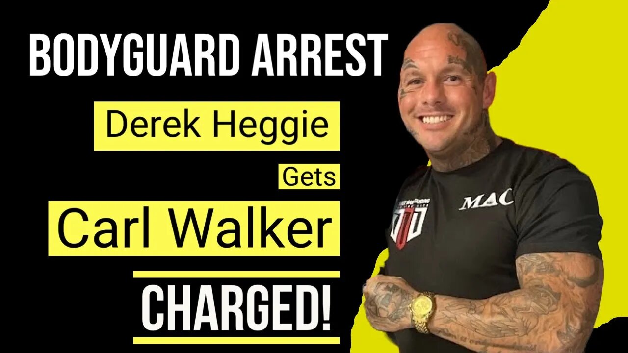 Bodyguard Carl Walker arrested for turning up at Decca Heggies home #adiffrentbreed #humbedryer2