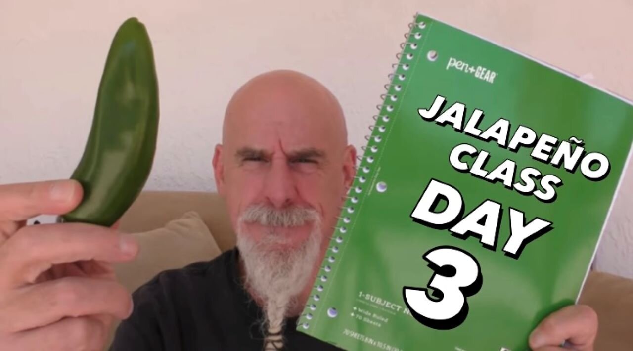 The Jalapeno Pepper Tutorial Series for NEW CHILI HEADS! A little more today! Let's go! DAY 3