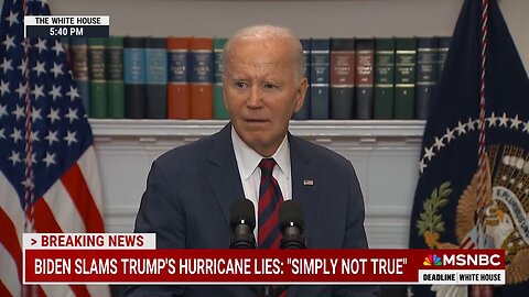 Under The Bus! Biden Sticks By Claim He Is In Touch With DeSantis And Sticks It To Harris