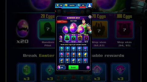 Galaxy Attack Alien Shooter - Easter Day Event - Claiming item