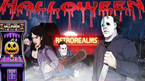 [2024] 🎃RetroRealms: Arcade Adventure 🎃 🩸🔪Michael Myers🔪🩸 ( Platformer )