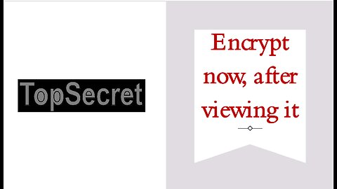 Secrecy - it's so sweet. Sweet - but for WHO?