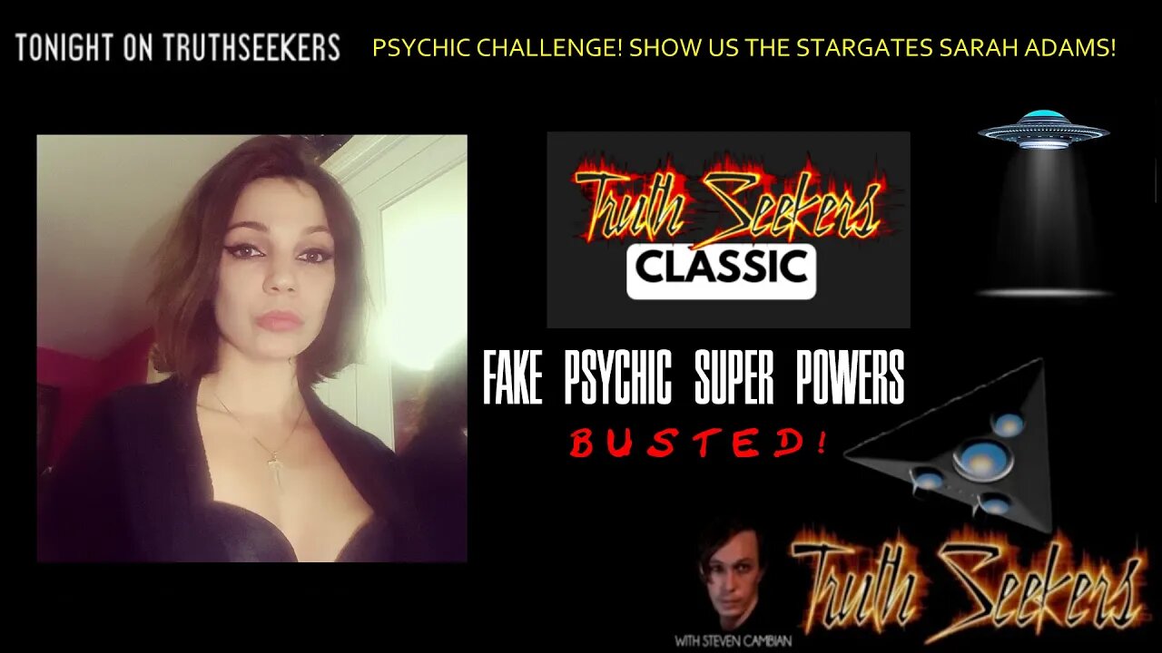 PSYCHIC CHALLENGE! Show us the stargates Sarah Adams! Fake psychic super powers BUSTED!