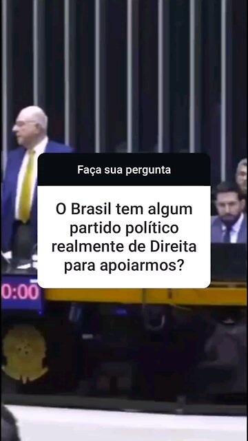 O Brasil tem algum partido político realmente de Direita para apoiarmos?
