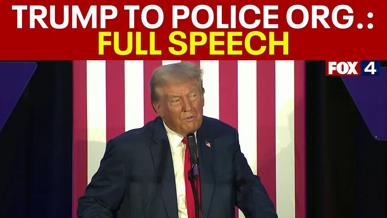 Trump at Fraternal Order of Police meeting: FULL SPEECH