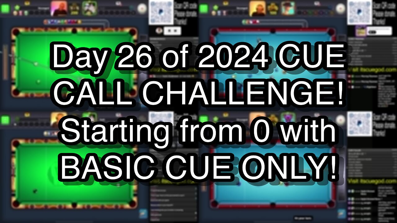 Day 26 of 2024 CUE CALL CHALLENGE! Starting from 0 with BASIC CUE ONLY!