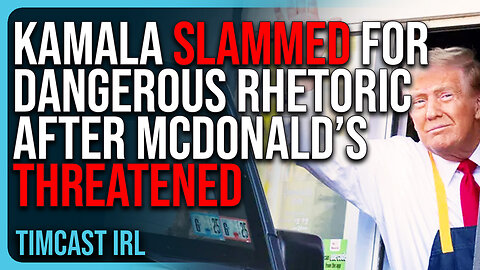 Trump Campaign SLAMS Kamala For DANGEROUS Rhetoric After McDonald’s THREATENED For Hosting Trump