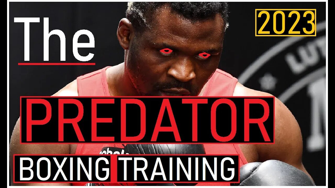 [2023] Francis Ngannou - BOXING TRAINING! (Highlights) HD