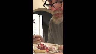 Papa Mike Reveals His Christmas Waffle Dessert Surprise To All !!!