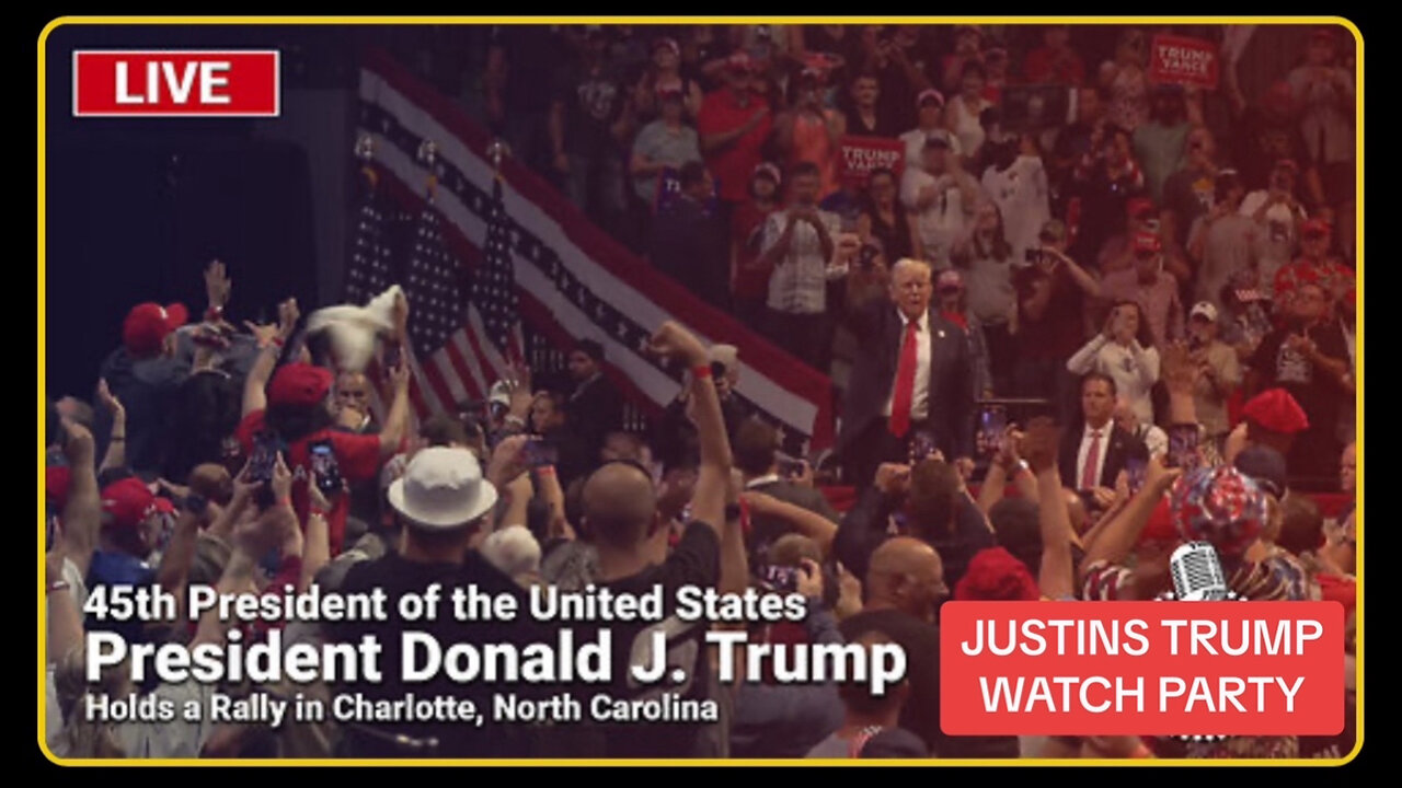 LIVE: President Trump Holds a Rally in Charlotte, North Carolina - 7/24/24