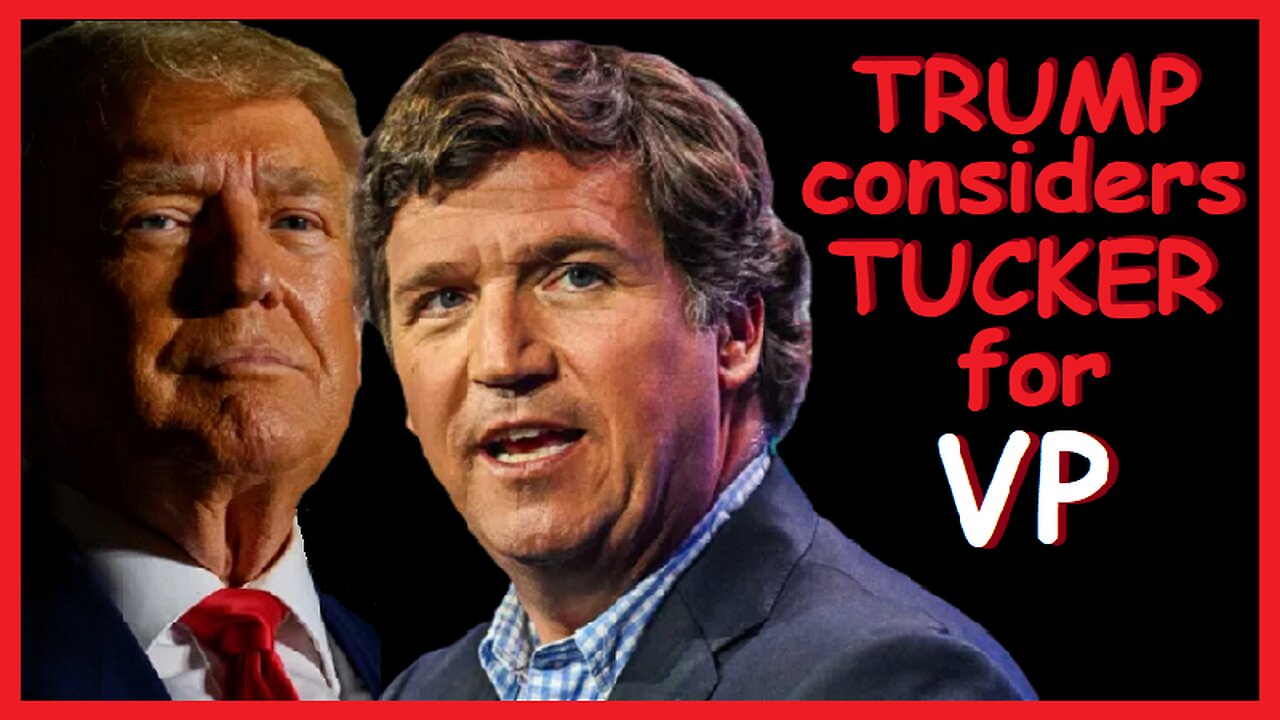 👉 Trump considers Tucker for VP 👉 NEW Trump and Tucker Carlson AD #Trump #Trump2024 #TuckerCarlson