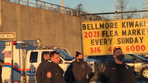 BLM jumped a patriot at Bellmore train station