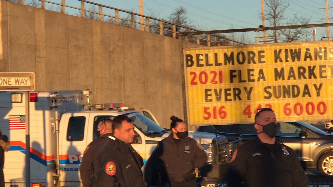 BLM jumped a patriot at Bellmore train station