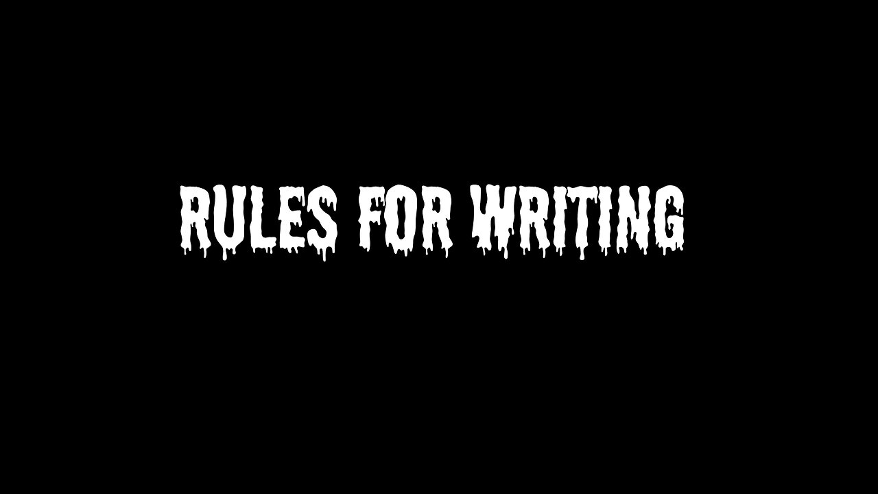 Rules for Writing