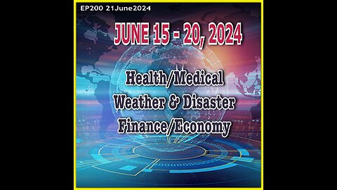 EP200: Health, Disasters and Finance News