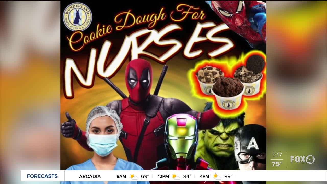 Wonderland Cookie Dough raising money to donate treats to healthcare workers