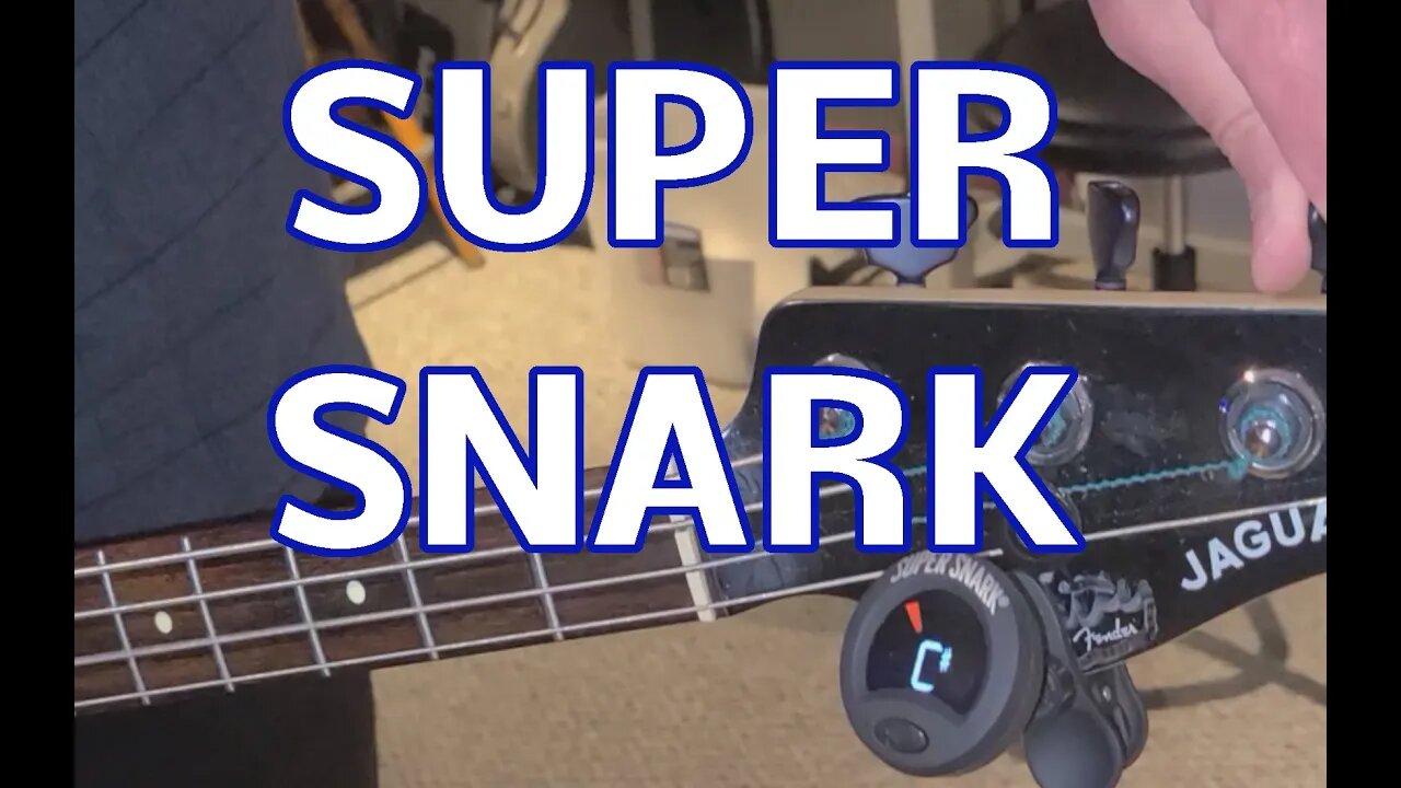 Snark Super Tuner Working With A Bass Guitar